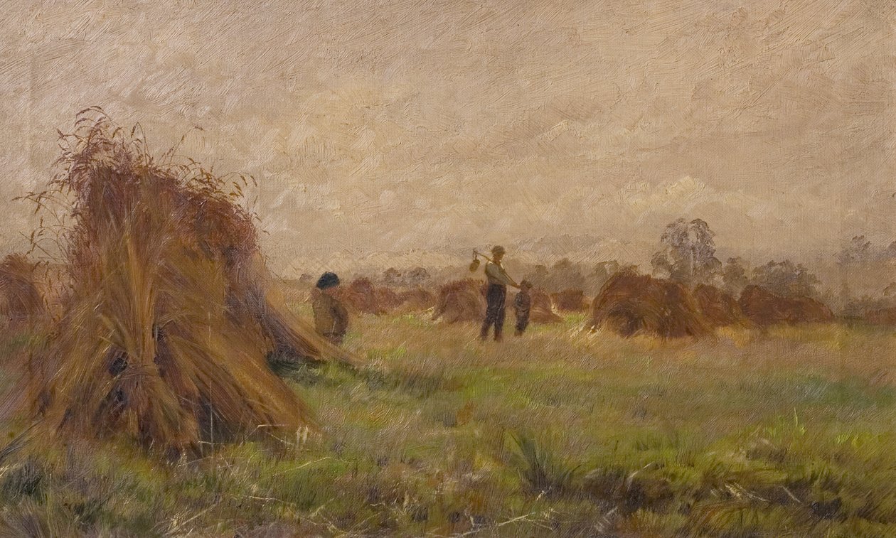 Skördeplats, 1885-99 av John Anderson