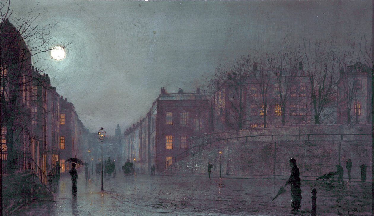A View of Hampstead, London, 1882 av John Atkinson Grimshaw