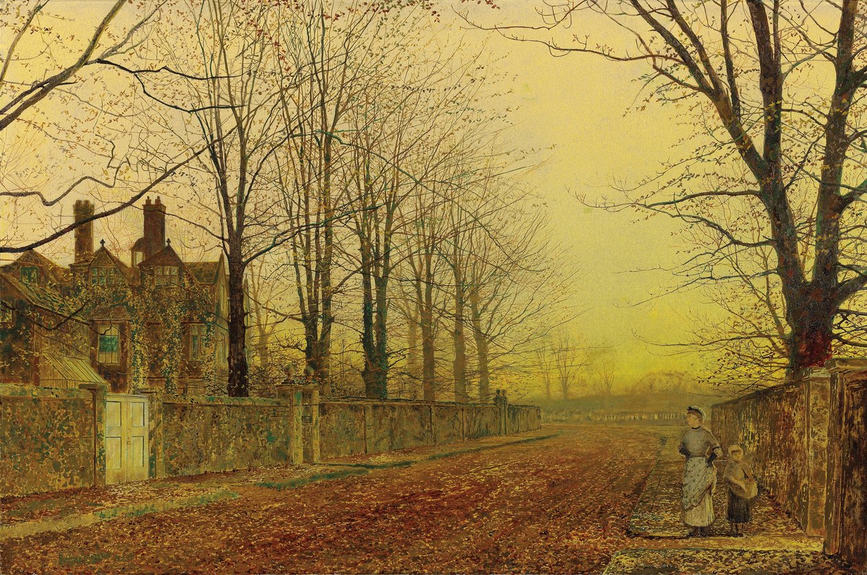 Höstens ära, 1887 av John Atkinson Grimshaw