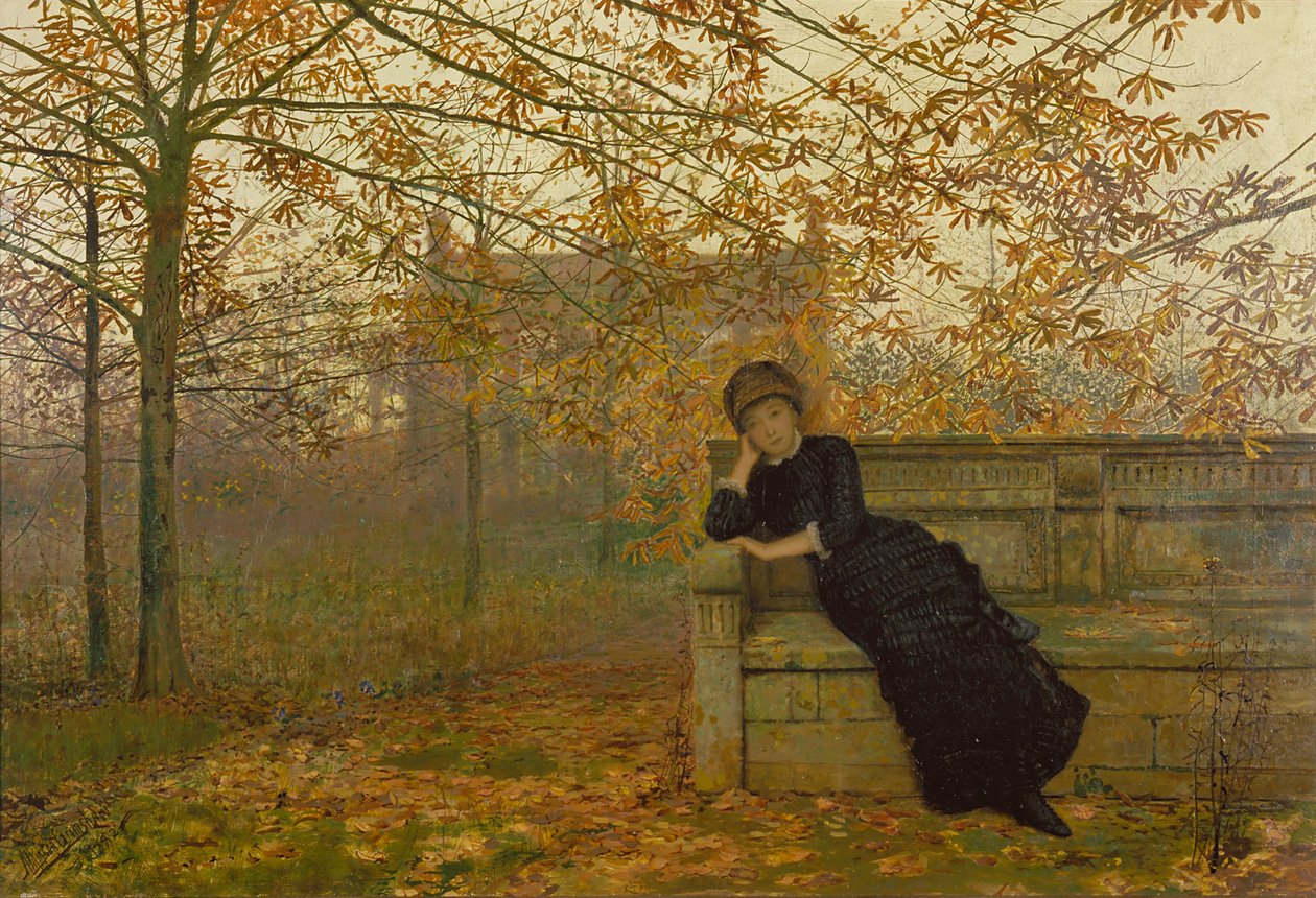 Höstens beklagar, 1882 av John Atkinson Grimshaw