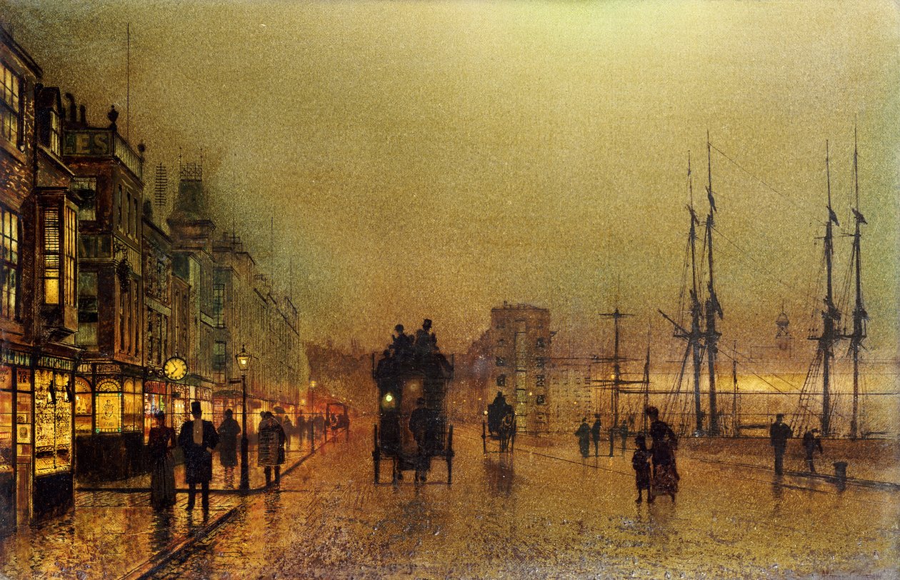 Glasgow av John Atkinson Grimshaw