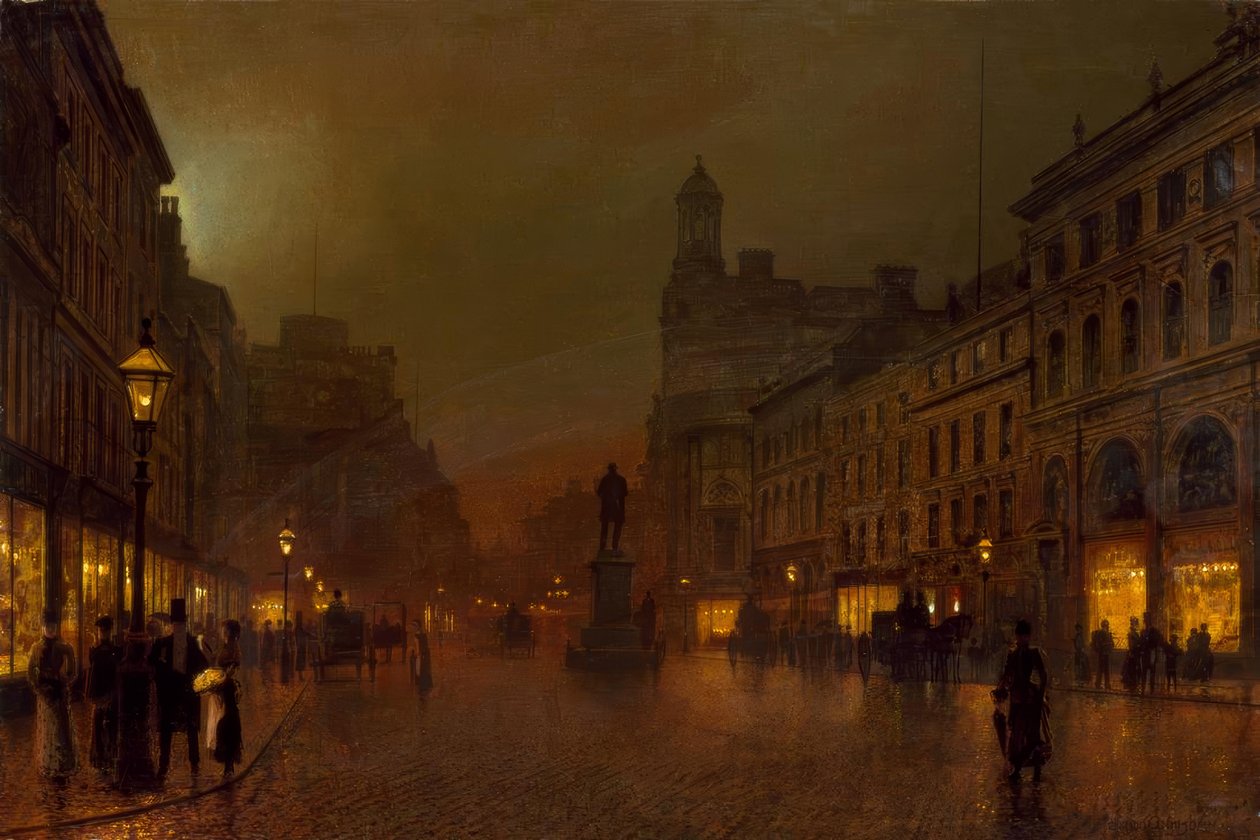 Manchester (England), av John Atkinson Grimshaw