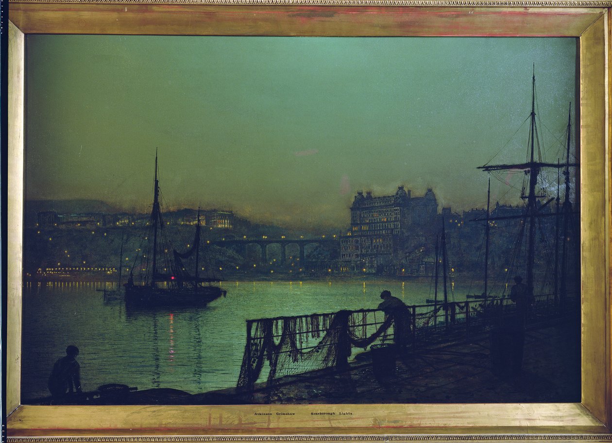 Scarborough: Ljus av John Atkinson Grimshaw