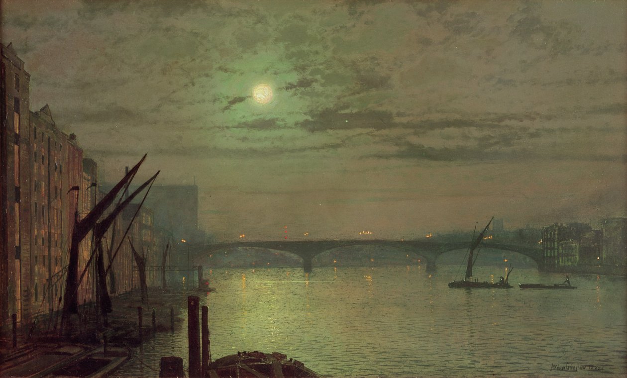 Southwark Bridge, 1882 av John Atkinson Grimshaw