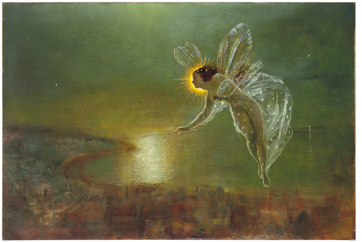 Nattens ande, 1879 av John Atkinson Grimshaw