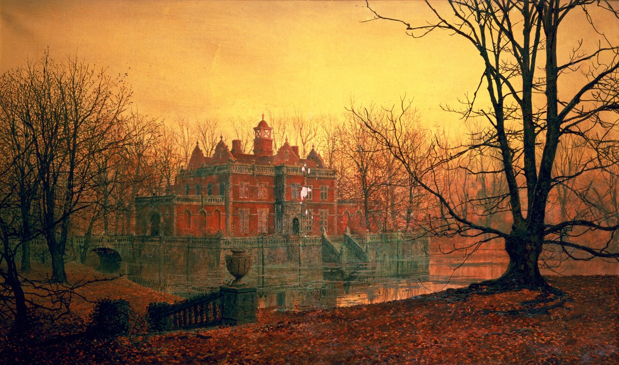 Det hemsökta huset av John Atkinson Grimshaw