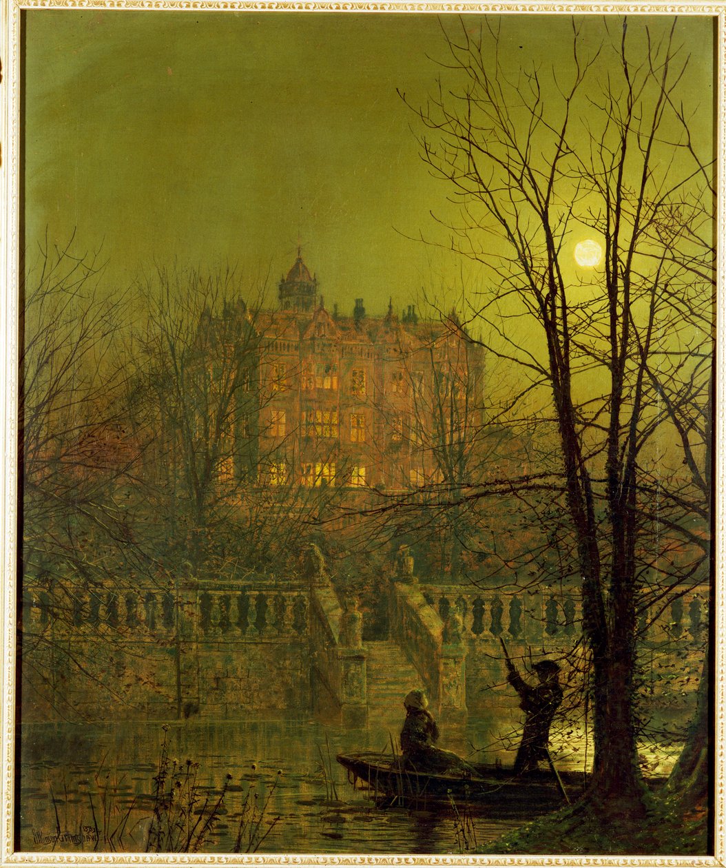 Under månstrålarna, 1882 av John Atkinson Grimshaw