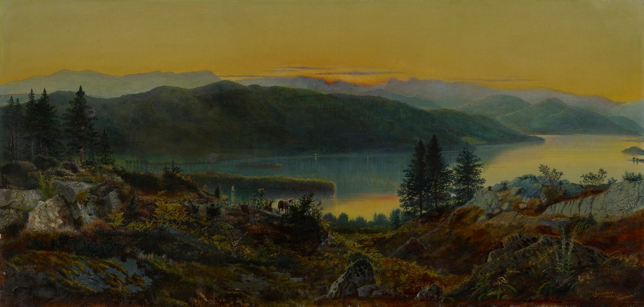 Windermere av John Atkinson Grimshaw