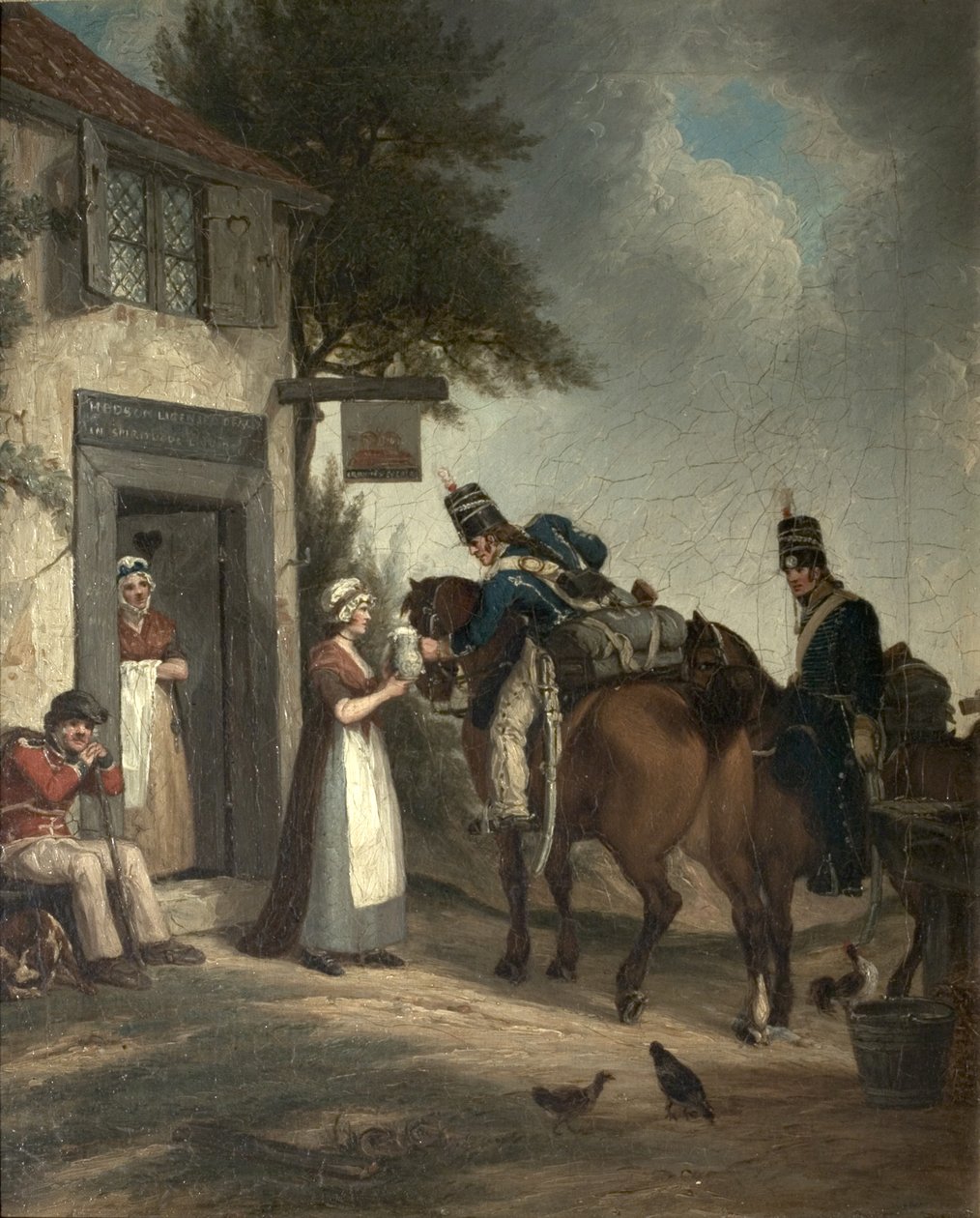 Soldiers Refreshing, c.1805 av John Augustus Atkinson