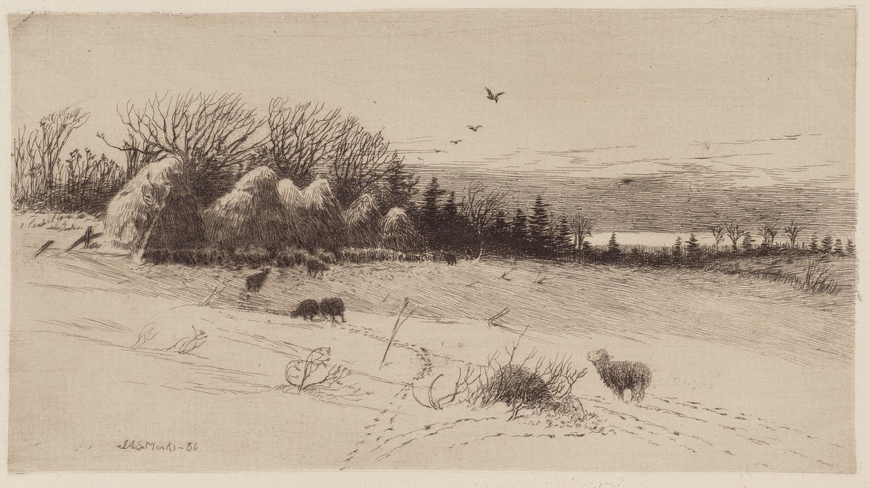 Kväll efter stormen av John Austin Sands Monks