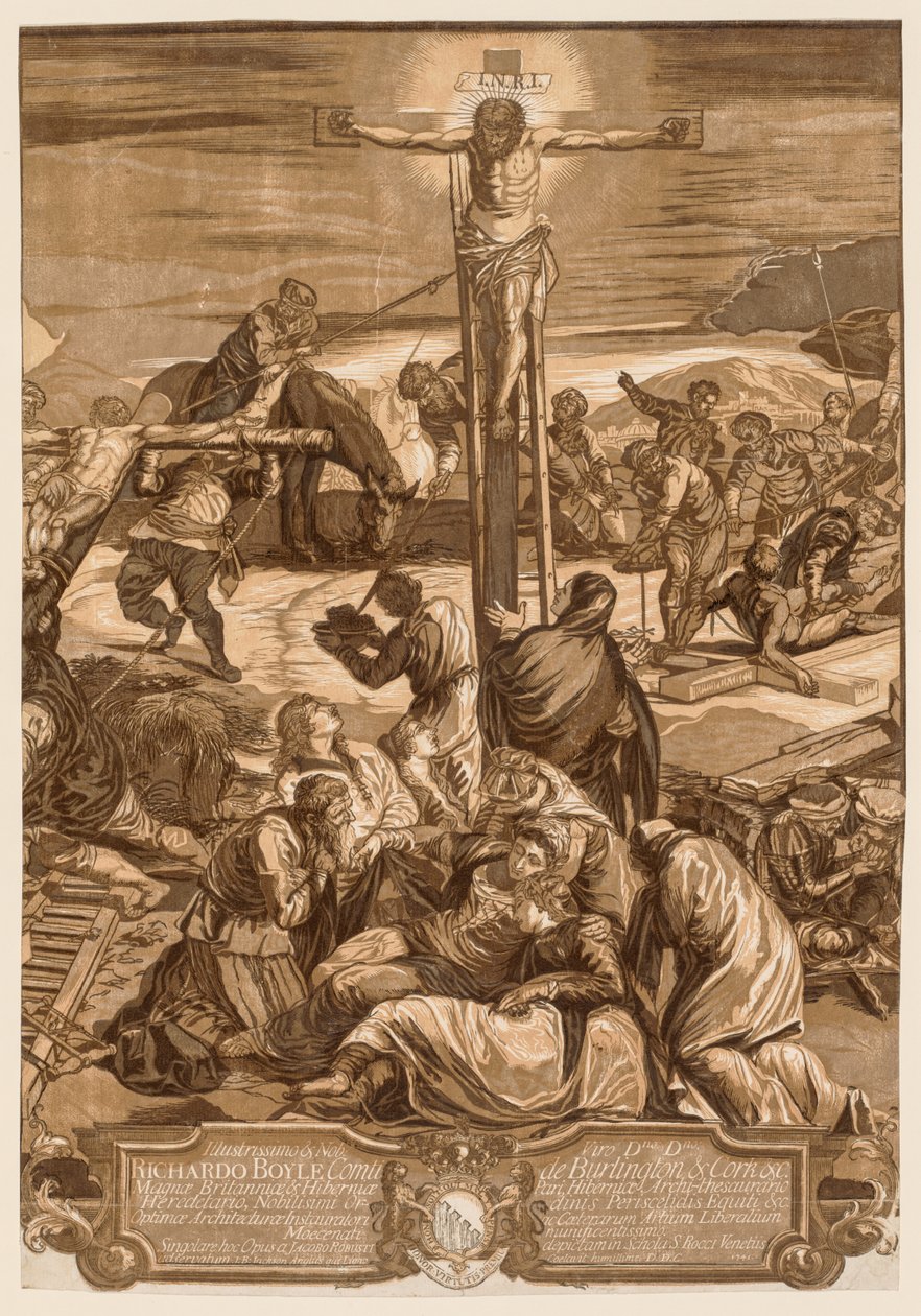 Korsfästelsen, 1741. av John Baptist Jackson