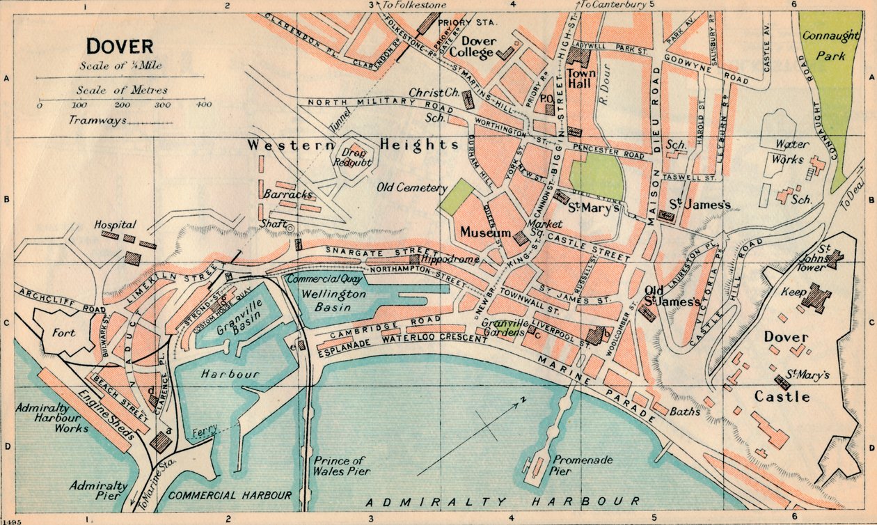 Dover, 1900-talet av John Bartholomew