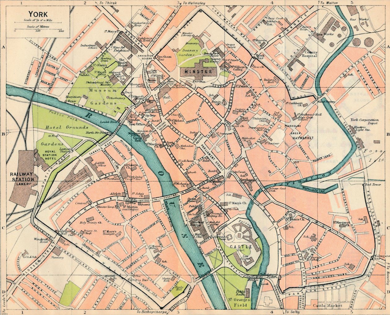 York, 1900-talet av John Bartholomew
