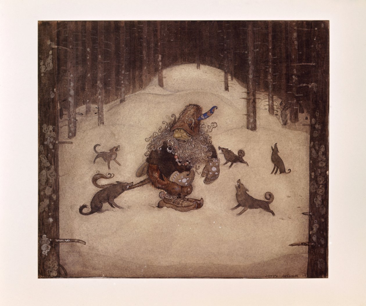 John Bauer, Troll och vargar av John Bauer
