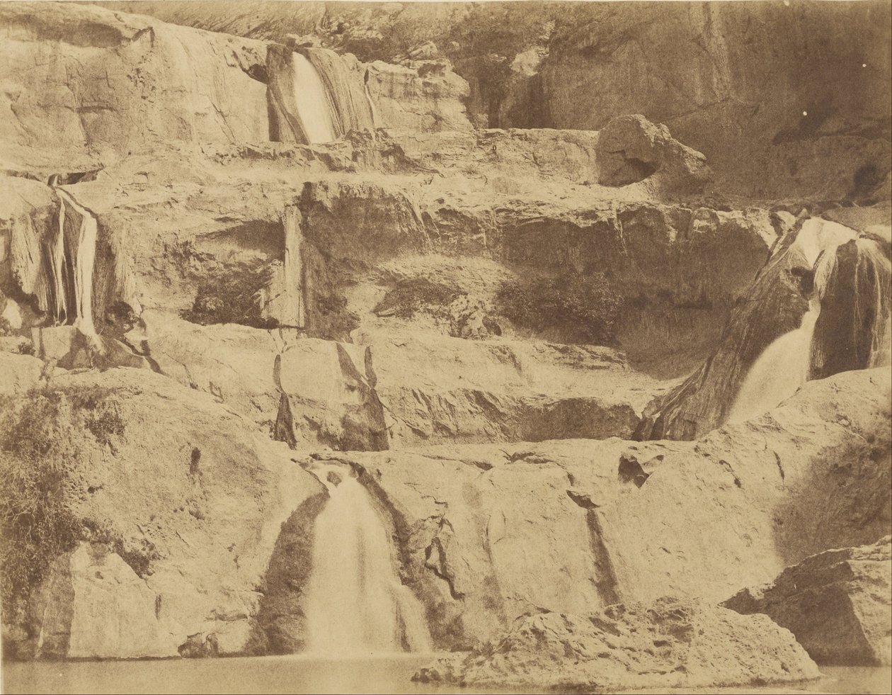 El-Ourit vattenfall, Tlemcen, Algeriet av John Beasly Greene