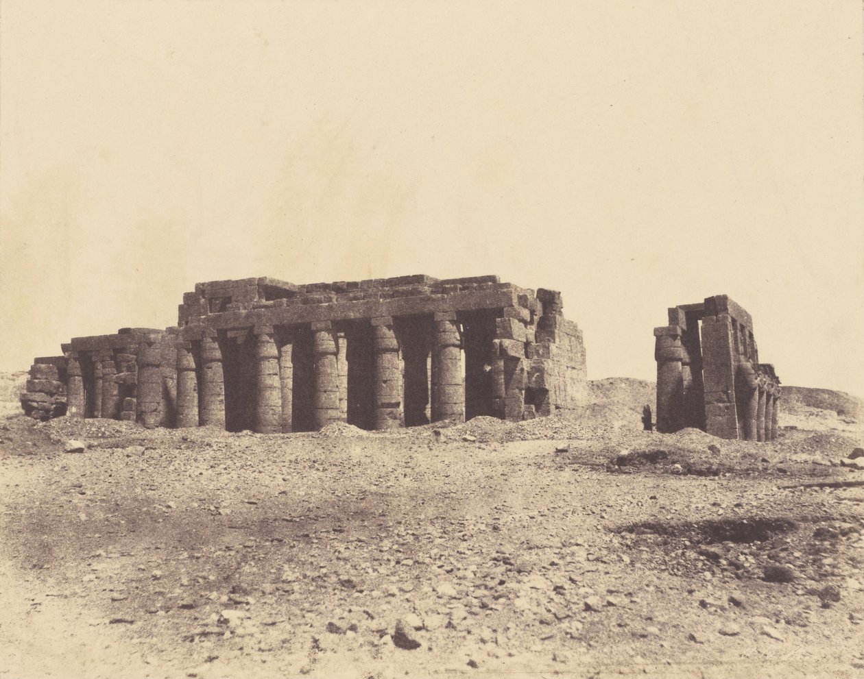 Thèbes. Memnonium av John Beasly Greene