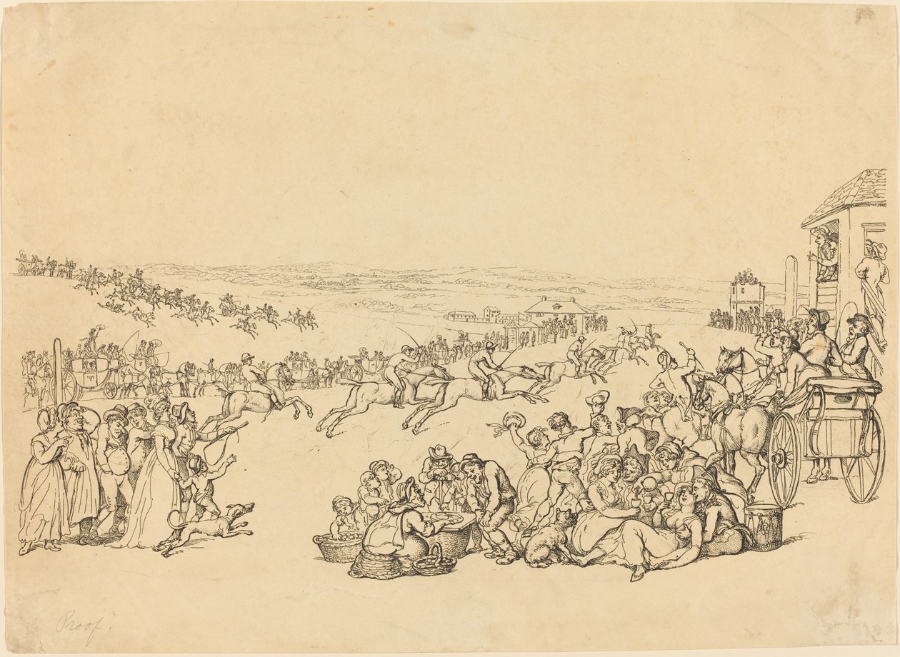 Löpning av John Bluck after Thomas Rowlandson
