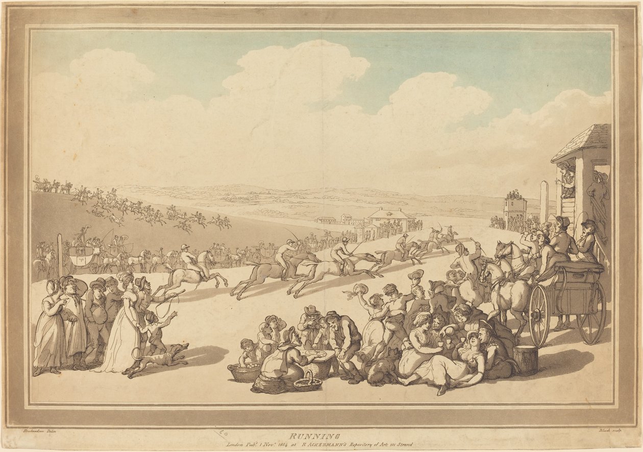 Löpning av John Bluck after Thomas Rowlandson