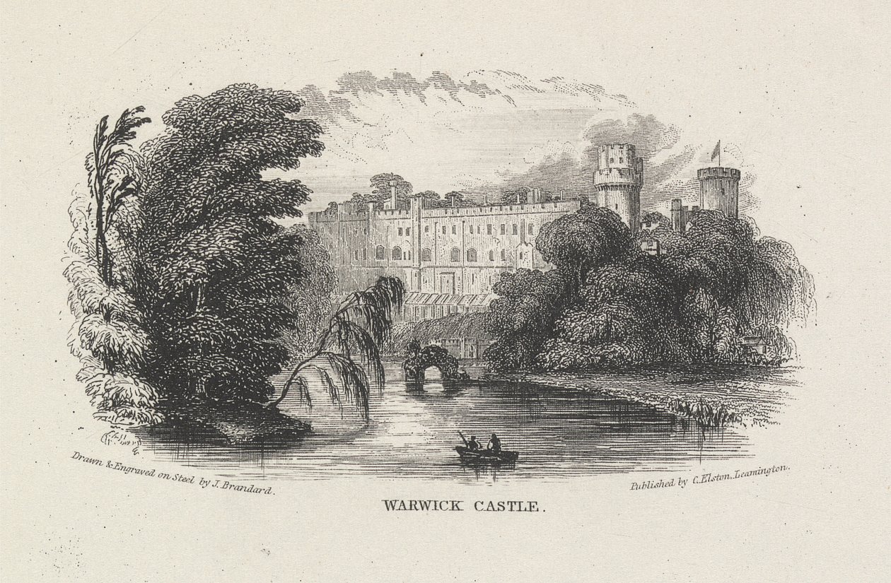 Warwick slott av John Brandard
