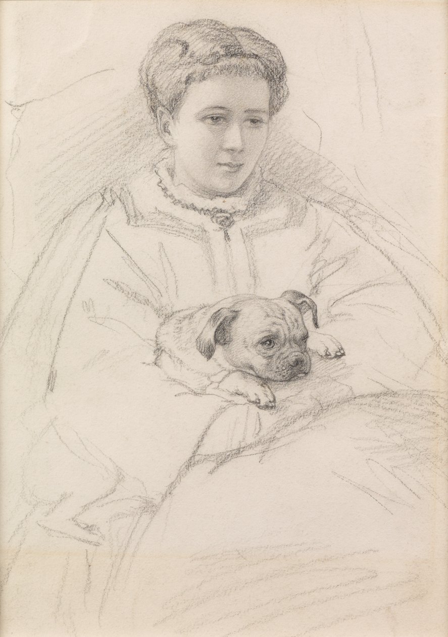 Georgina Weldon (penna) av John Brett
