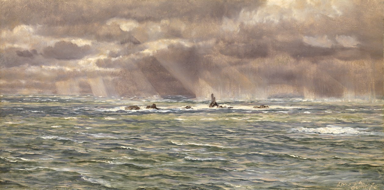 Långskepp, 1872 av John Brett