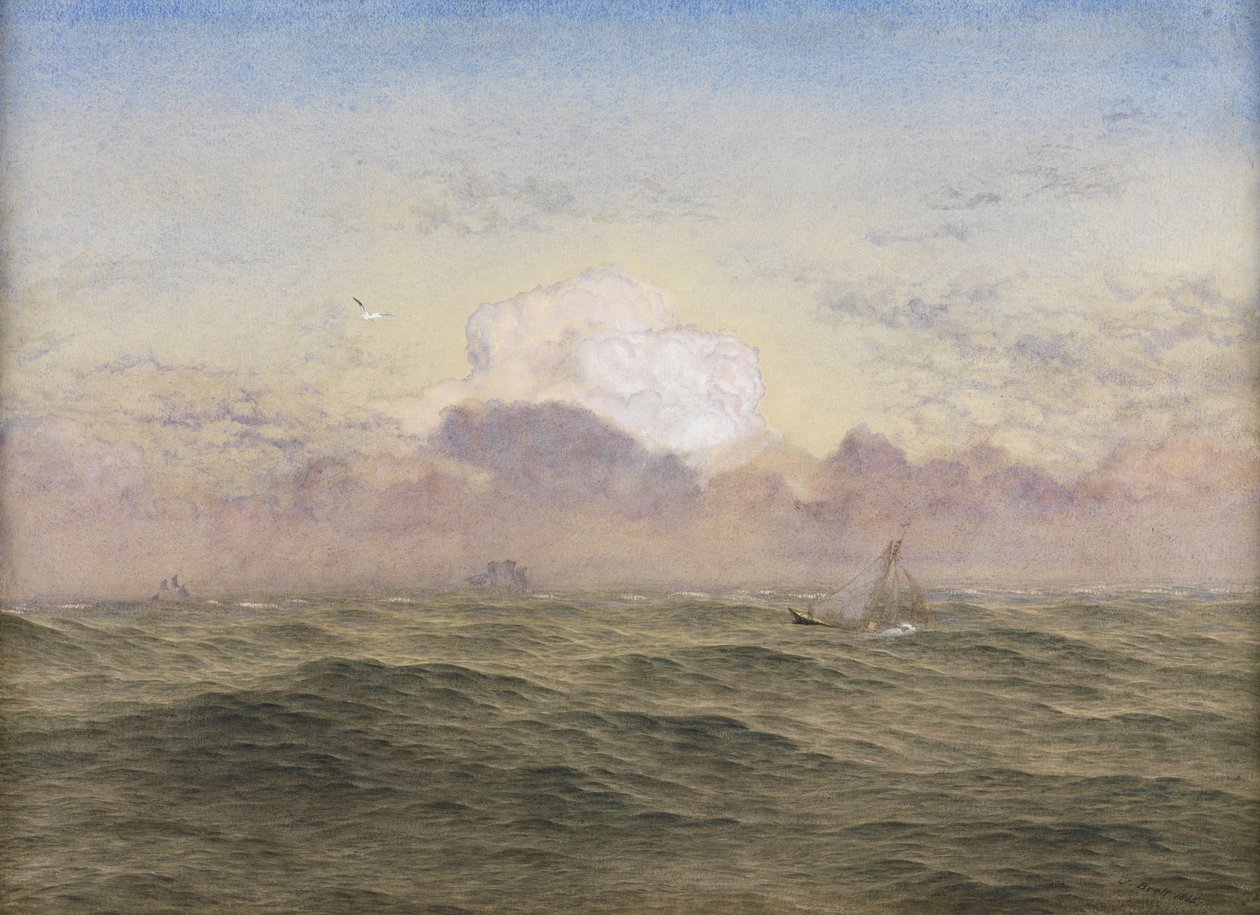 Det öppna havet, 1865 av John Brett