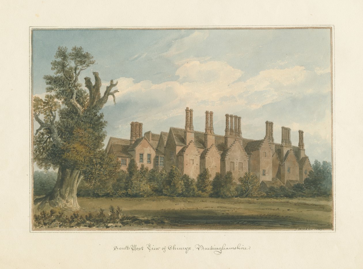 Buckinghamshire - Chenies Hall av John Buckler