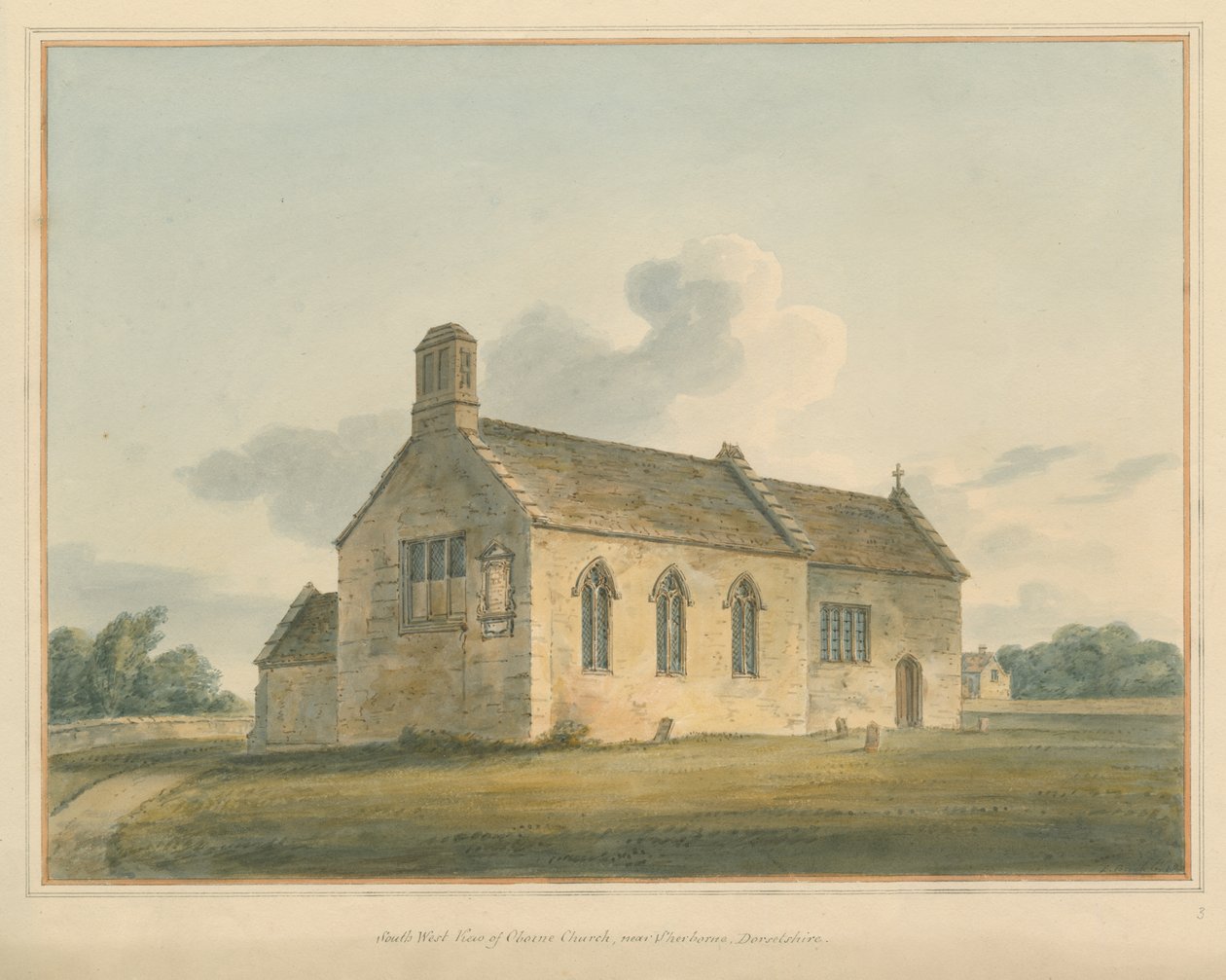 Dorset - Chorne Church av John Buckler