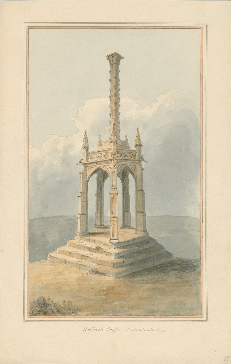 Lincolnshire - Holbeach Cross, [1824] av John Buckler
