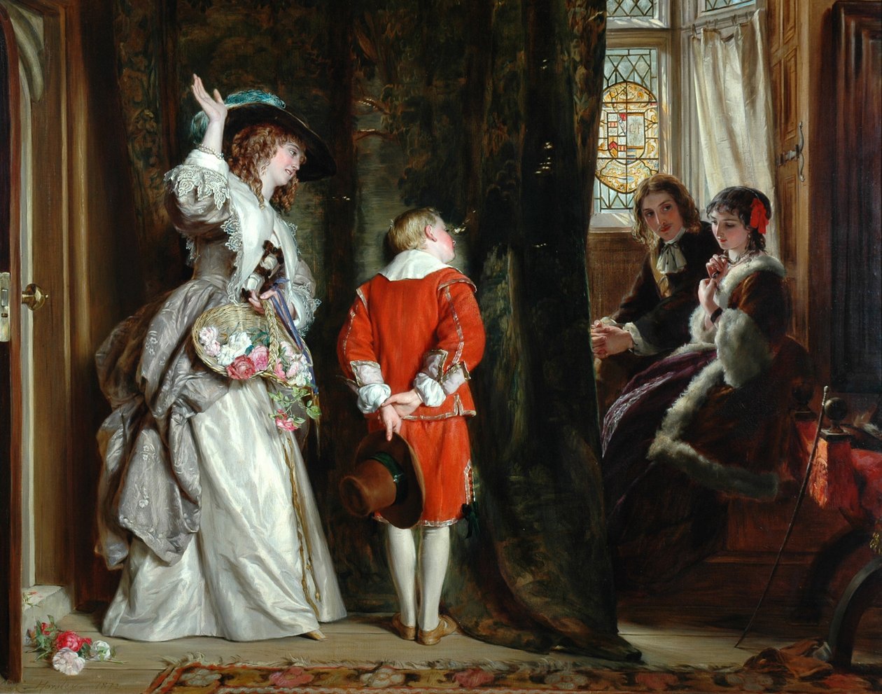 Pay for Peeping, 1872 av John Callcott Horsley
