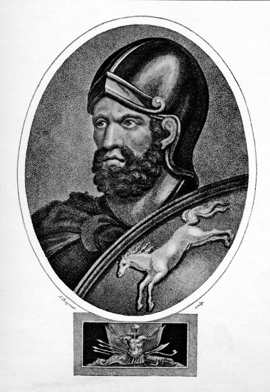 Hannibal, den karthagiska generalen, c1823, 1912 av John Chapman