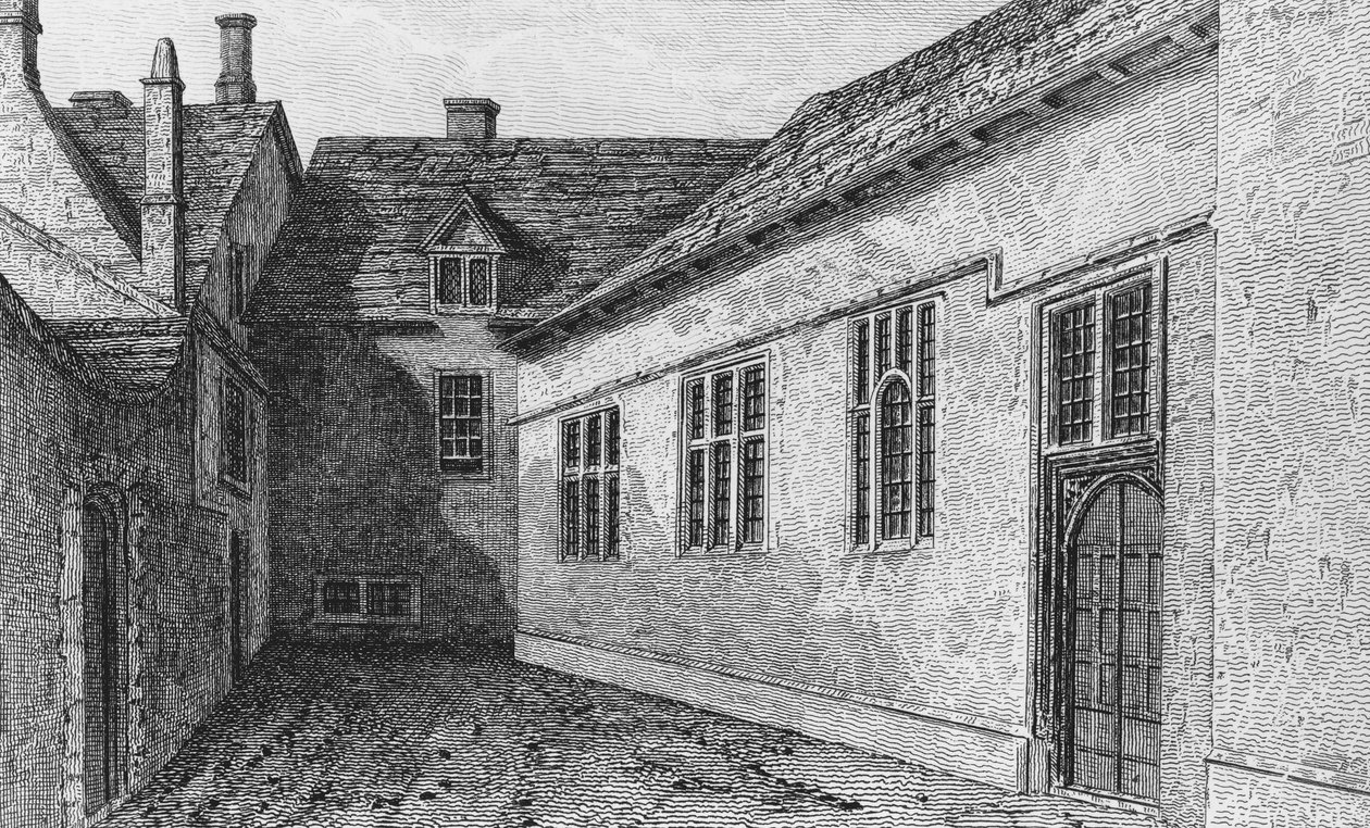 Grammar School i Woodstock, Oxfordshire av John Chessell Buckler