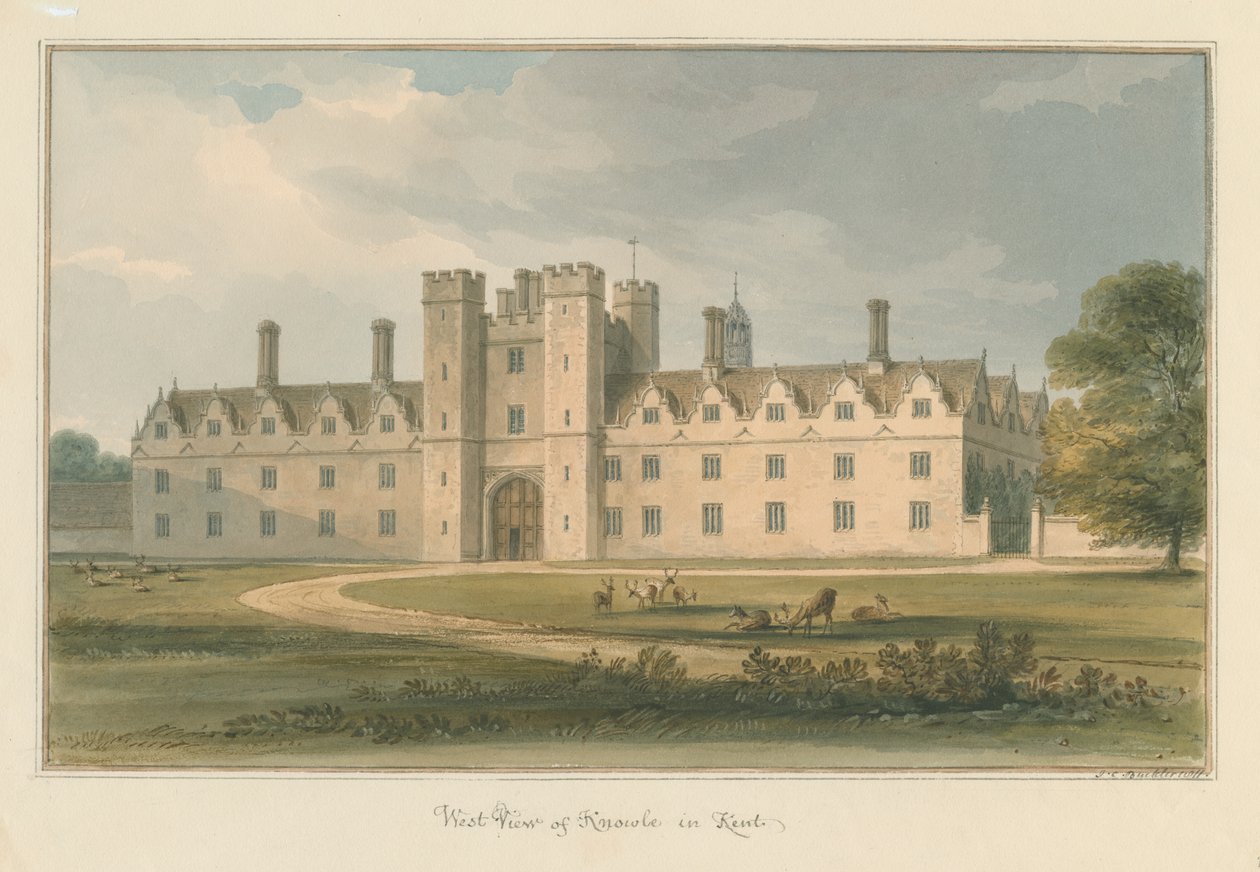 Kent - Knowle, 1811 av John Chessell Buckler