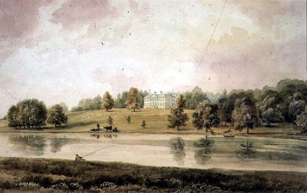 Redgrave Hall, Redgrave, Suffolk av John Chessell Buckler
