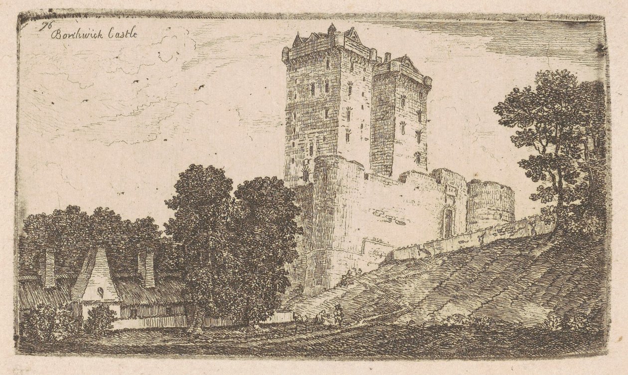 Borthwick Castle av John Clerk, of Eldin