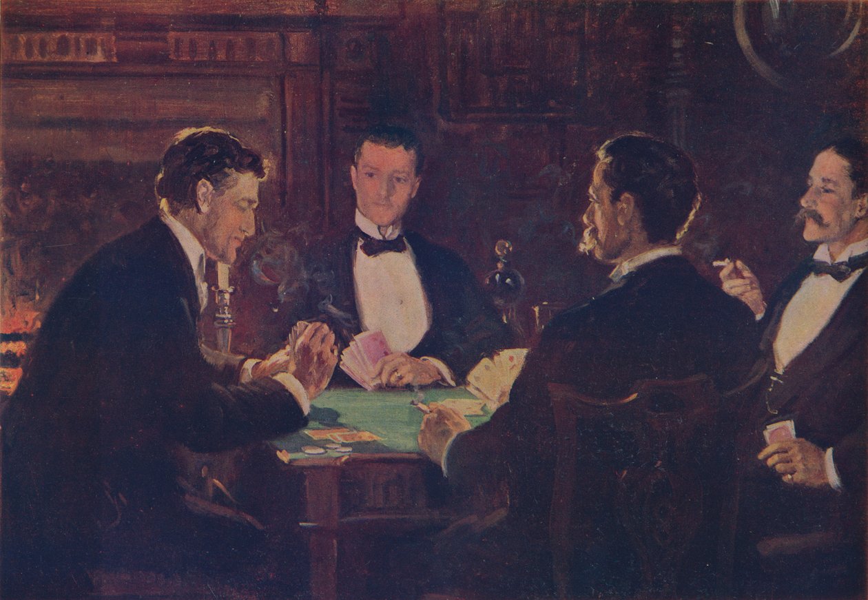 The Whist Players, c1900, c1915 av John Collier