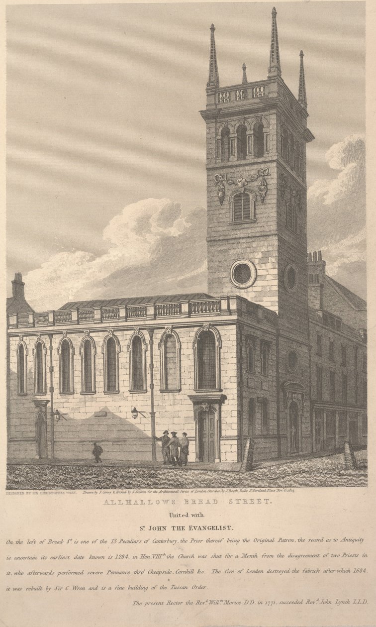 All Hallows Bread Street av John Coney
