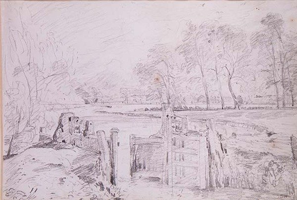 Ett lås på Stouren av John Constable