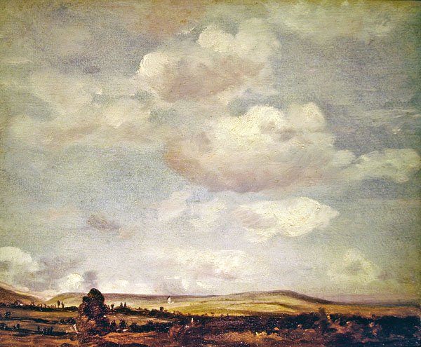 A View in Kent (olja på duk) av John Constable