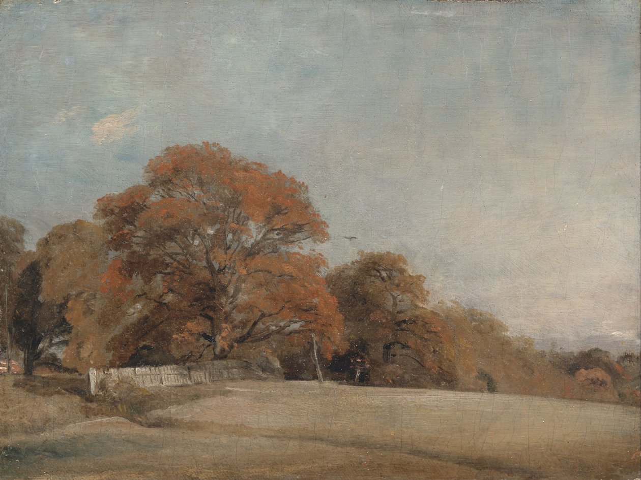 Ett höstlandskap vid East Bergholt av John Constable