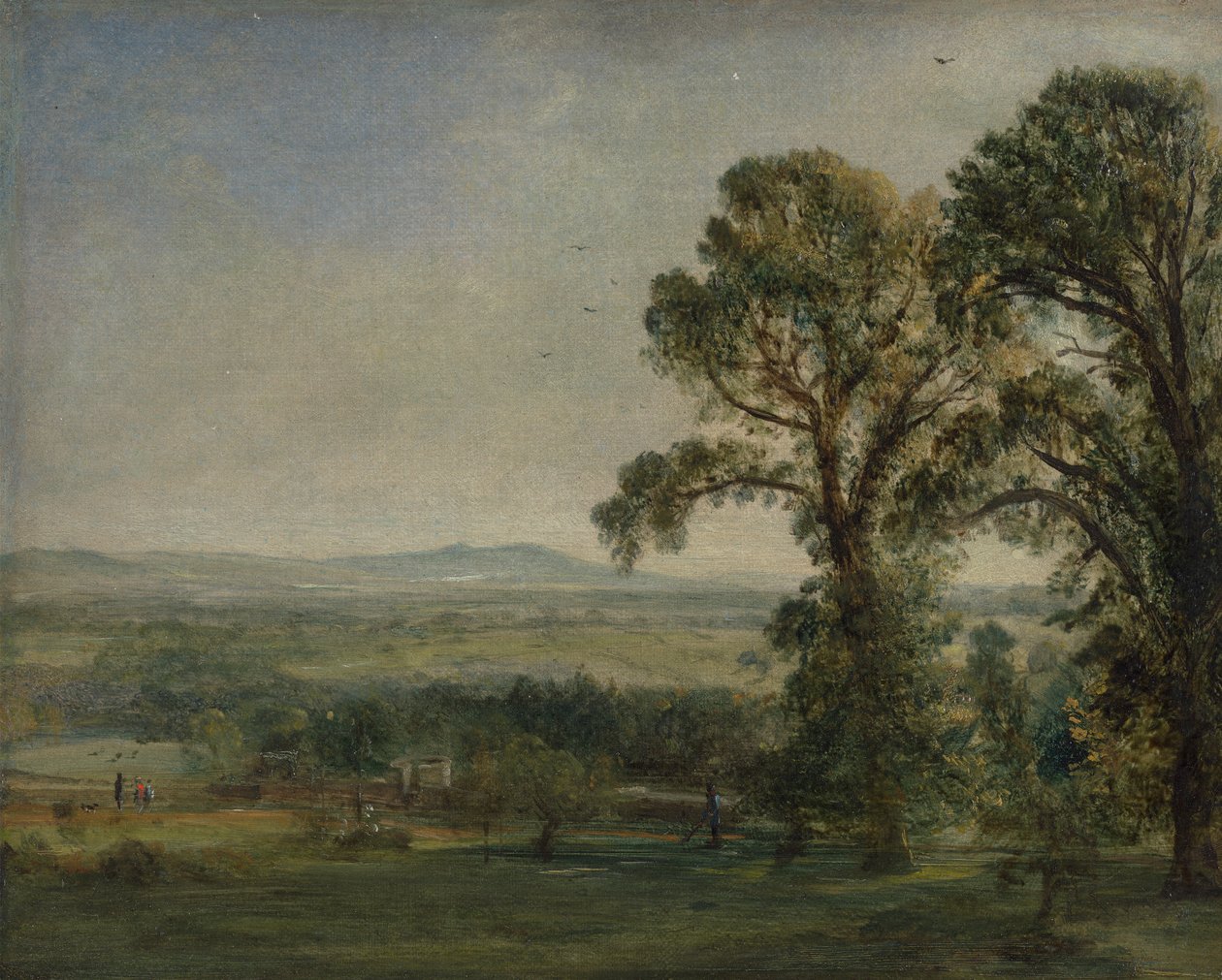 Bardon Hill, Coleorton Hall av John Constable