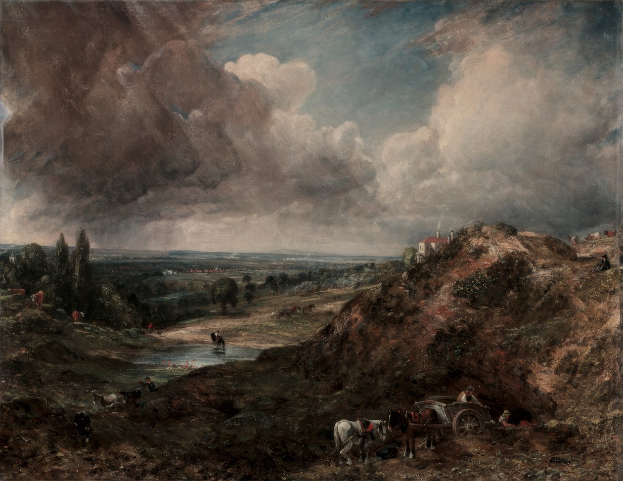 Branch Hill Pond, Hampstead av John Constable