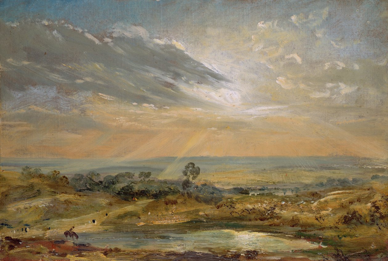 Branch Hill Pond, Hampstead av John Constable
