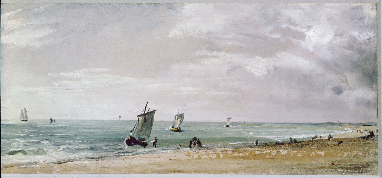 Brighton Beach (olja på duk av John Constable