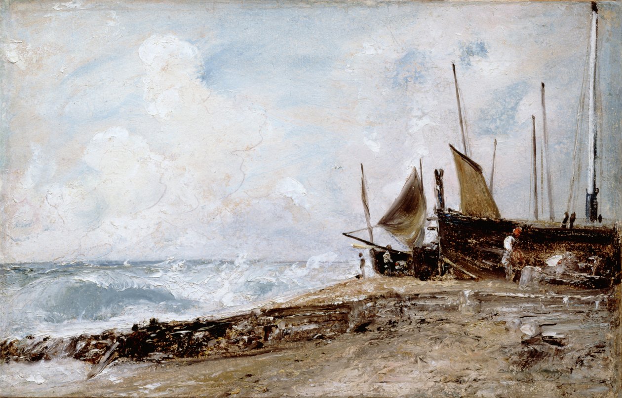 Brighton Beach, 1824 av John Constable