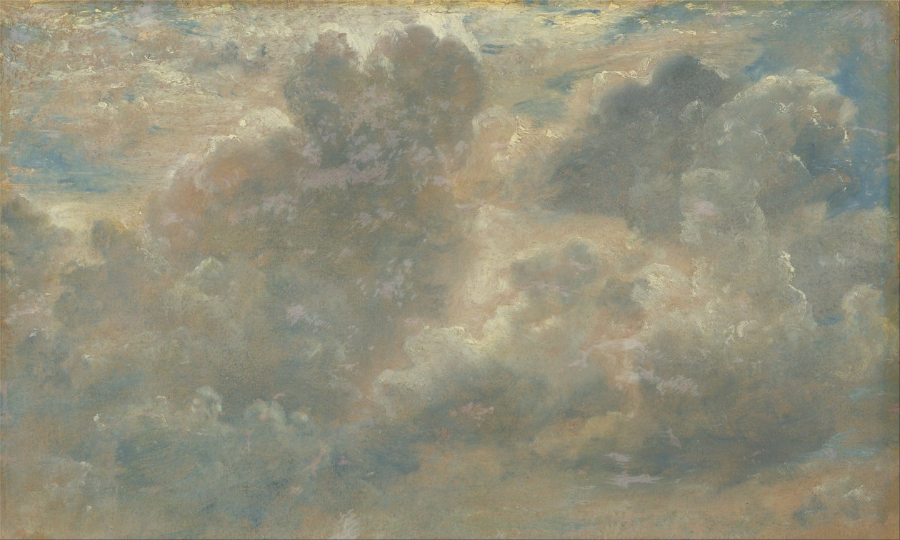 Studie av molnet av John Constable