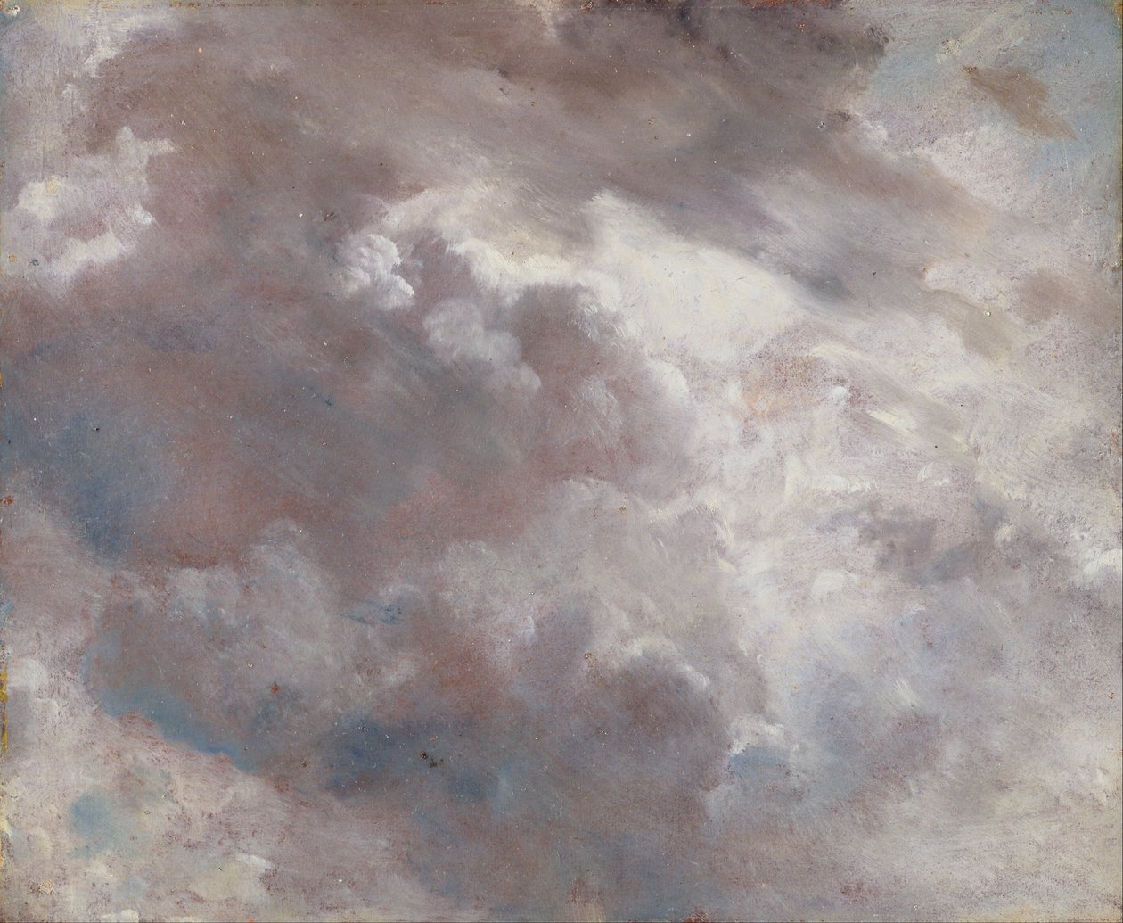 Studie av molnet av John Constable