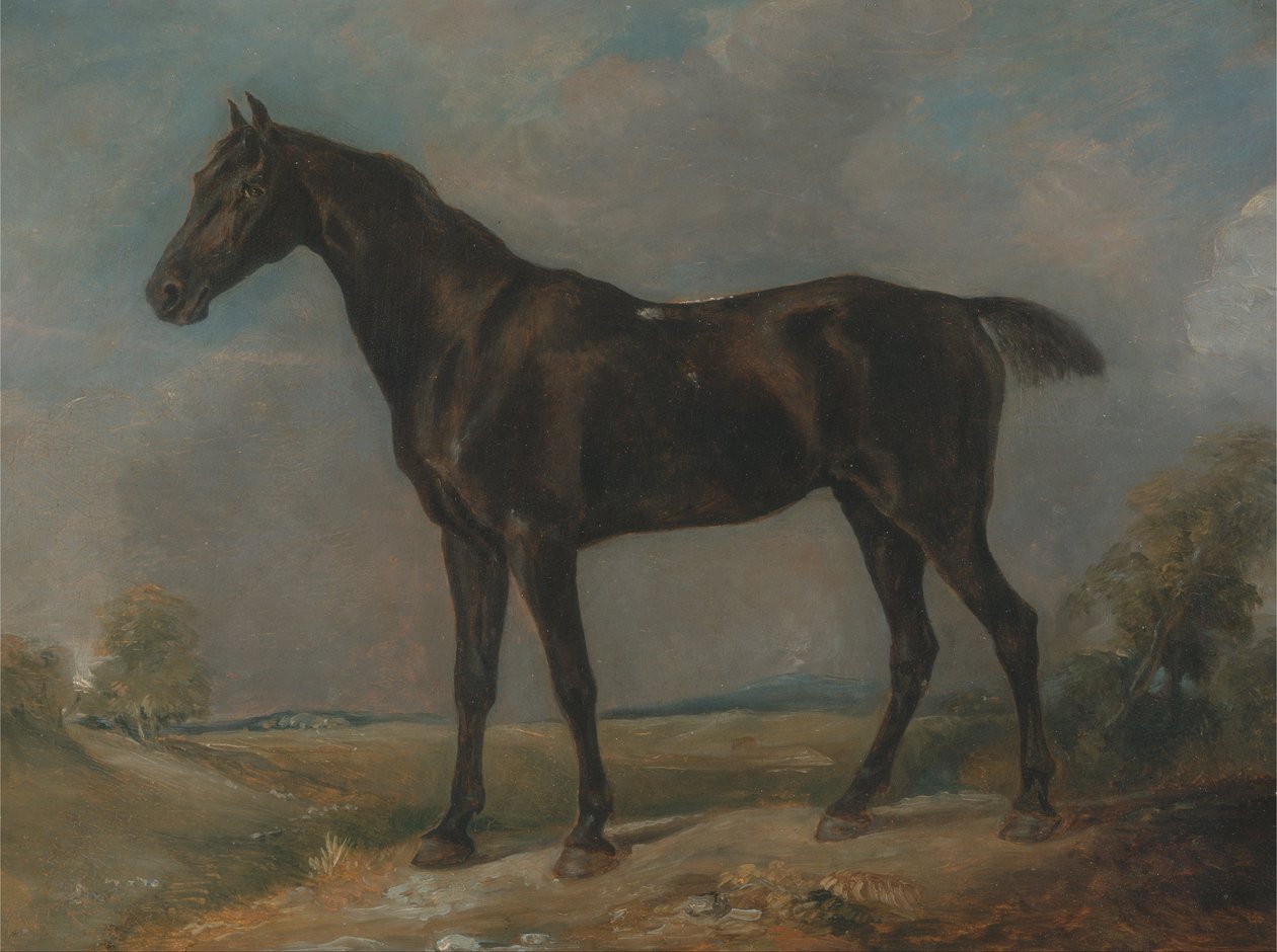 Golding Constables svarta ridhäst av John Constable