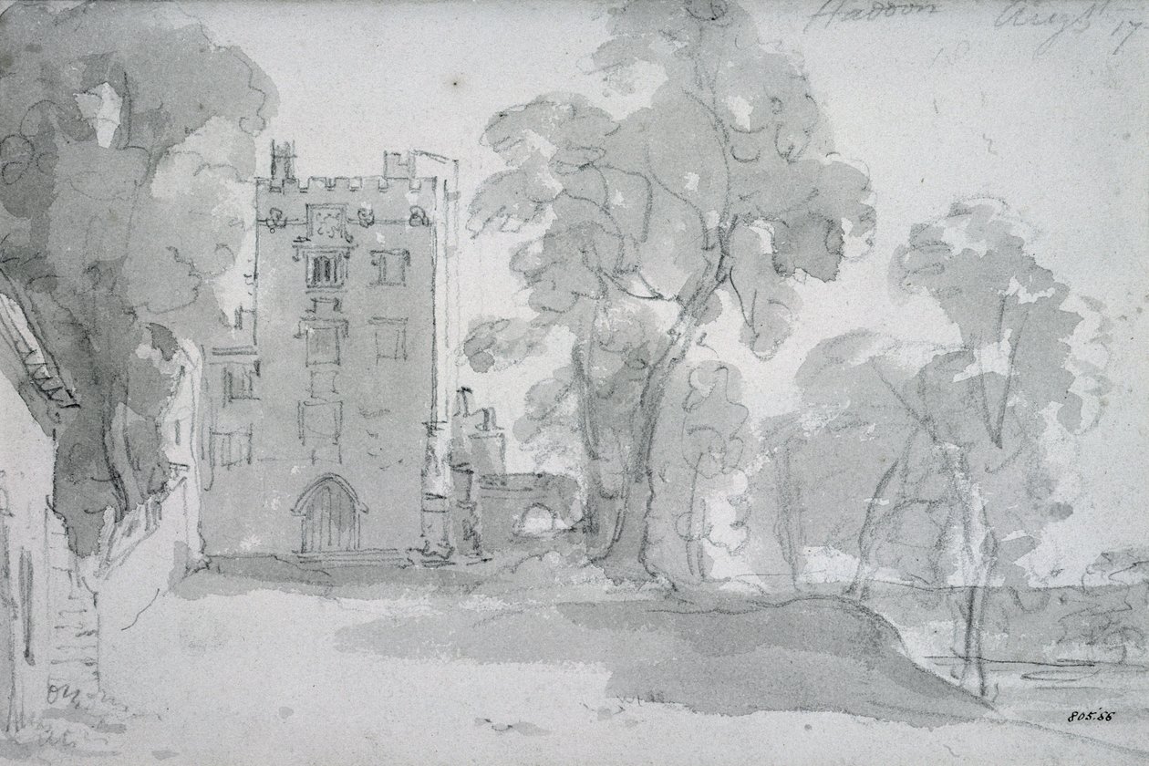 Haddon Hallswed av John Constable