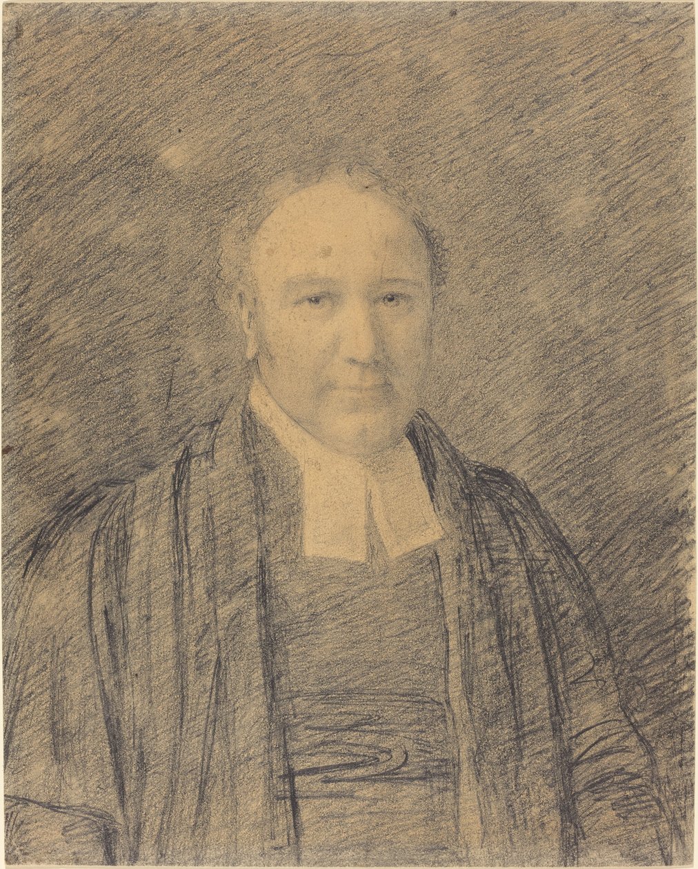 Halvlångt porträtt av en präst av John Constable